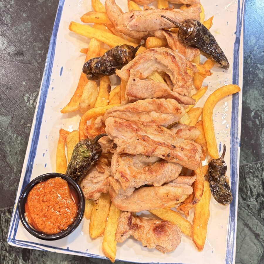 Lagrimitas de pollo con papas